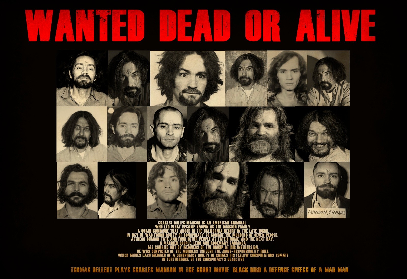 Wanted Manson send out 